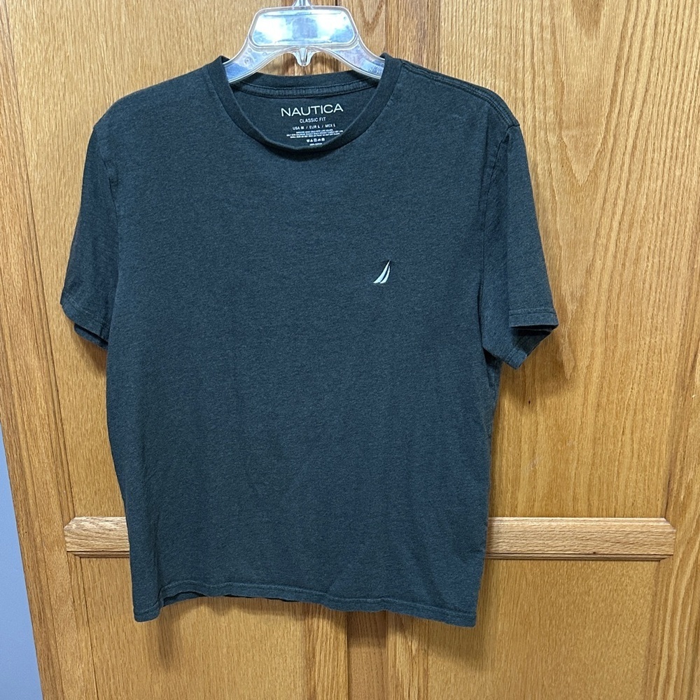 Nautica Men's Dark Gray Tee